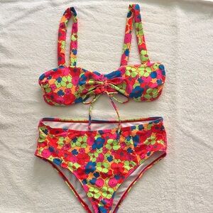 Colorful Floral women’s Swim Set